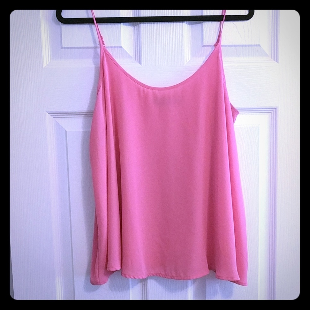 Pink flowy top washed never worn